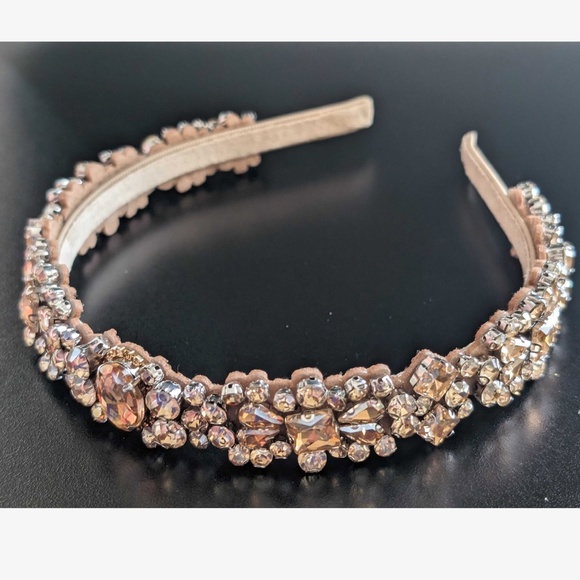 Luxe Rhinestone Statement Party Evening Holiday Headband - Picture 6 of 6